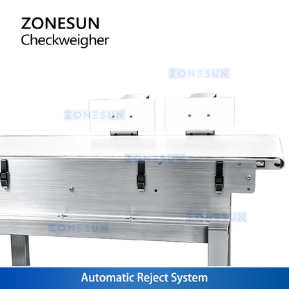 ZONESUN ZS-MD818 Button-Type Automatic Metal Detector and Checkweigher with Reject System