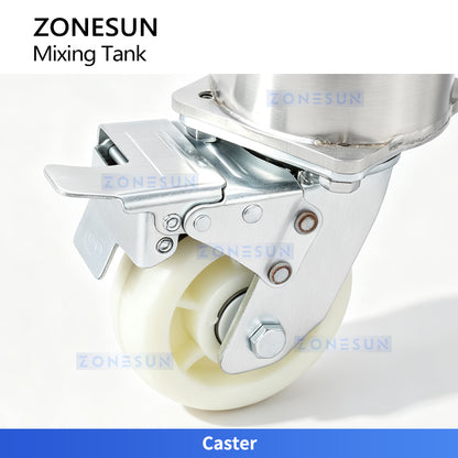 ZONESUN ZS-MB800L 800L SUS316 Stainless Steel Industrial Liquid Mixing Tank
