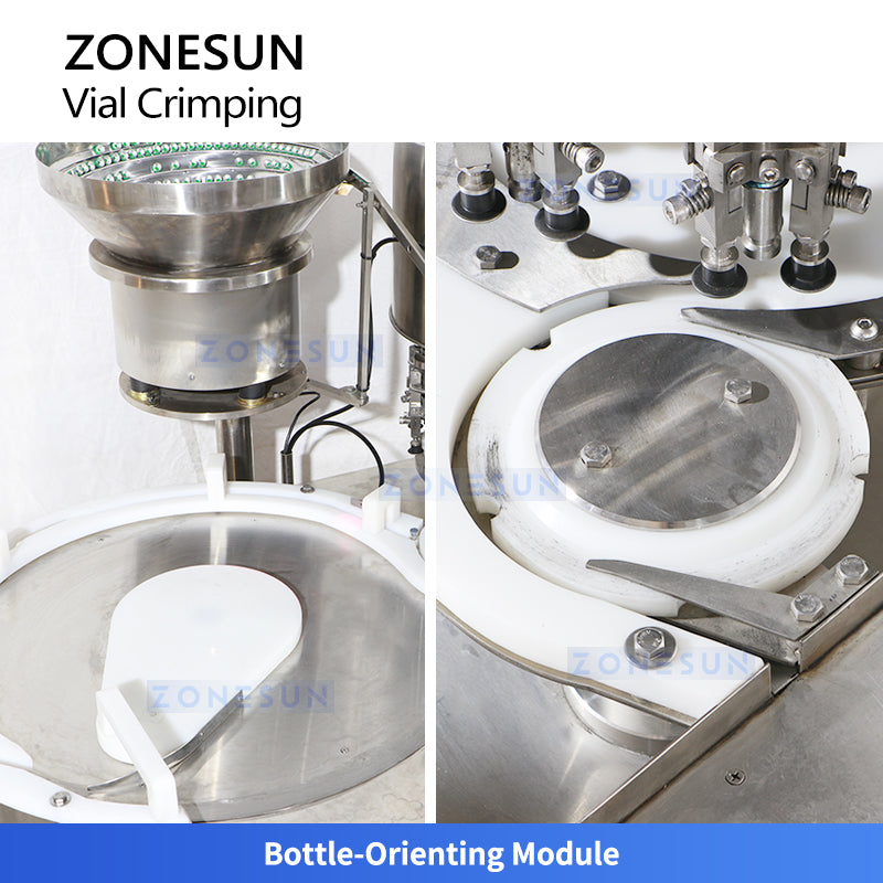 ZONESUN ZS-YG100 Rotary Vial Crimping Machine | Automatic Flip-Off Cap Sealer for Pharma & Labs
