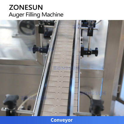 Double Speed:ZONESUN ZS-FM5D Automatic Dual Head Auger Protein & Spice Powder Bottle Filling Machine