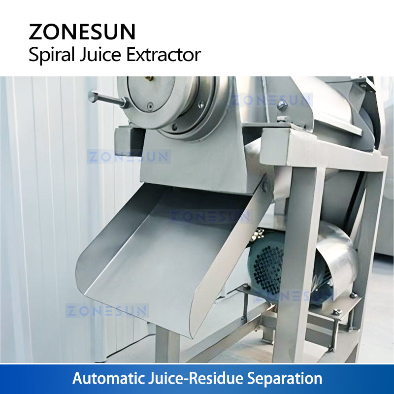 Heavy Duty Press: ZONESUN ZS-ZJ01 Industrial Screw Type Fruit & Vegetable Juice Extractor Machine