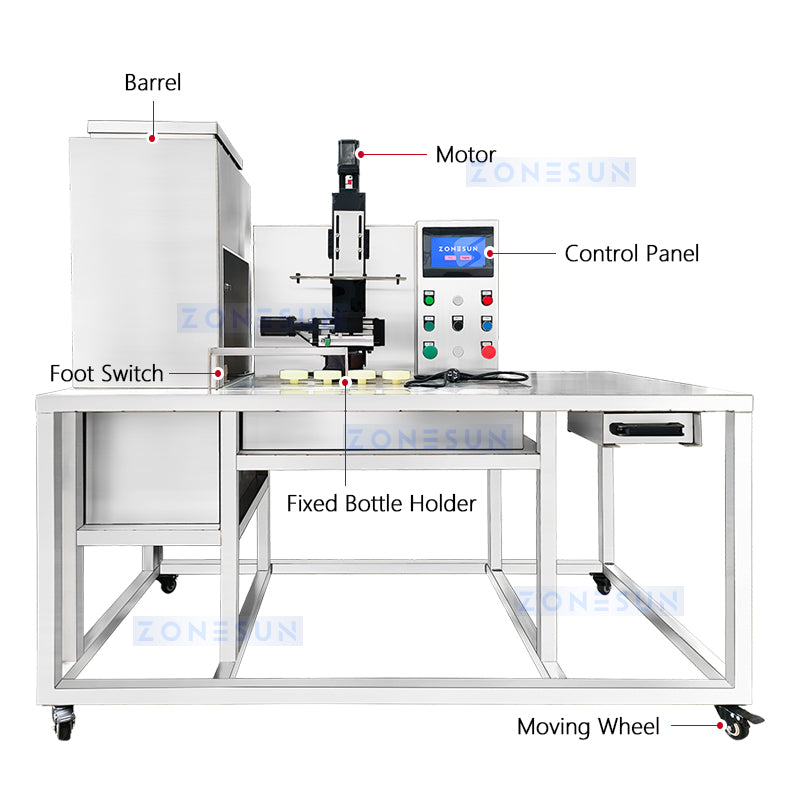 Multicolor Swirl Cream Filling Machine 