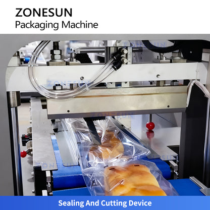 ZONESUN ZS-ZB350X2 Automatic Pillow Vacuum Packing Machine for Food, Snacks & Chemicals