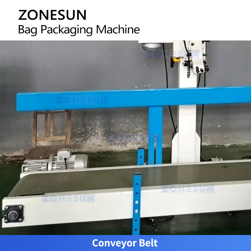 High Capacity: ZONESUN ZS-DCS50 Automatic 50kg Bagging Machine for Fertilizer, Feed & Grain Industry