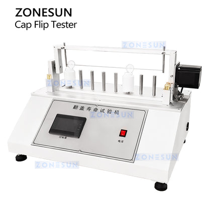 ZONESUN ZS-DTBT1 Automatic Flip Cap Durability Testing Machine for Cosmetics and Bottles