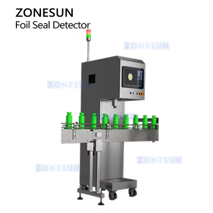 ZONESUN ZS-FKC15 Infrared Aluminum Foil Seal Inspection Machine for Food and Pharmaceutical Bottles