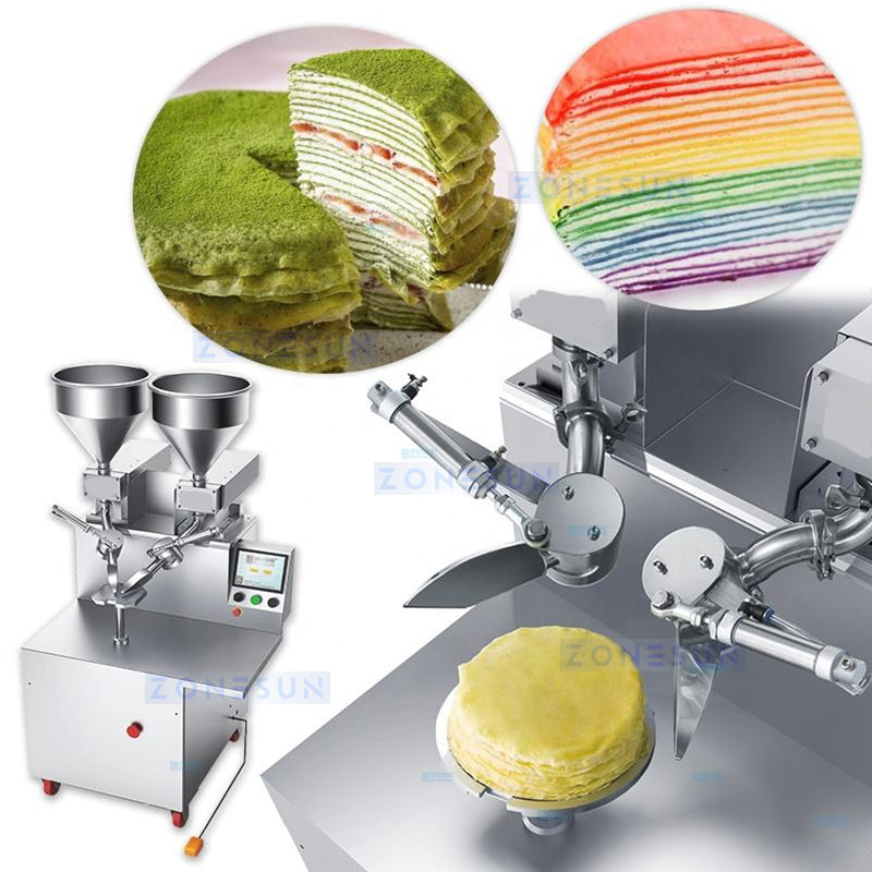 ZONESUN ZS-CZ100 Automatic Cake Icing Machine for Layer & Birthday Cakes