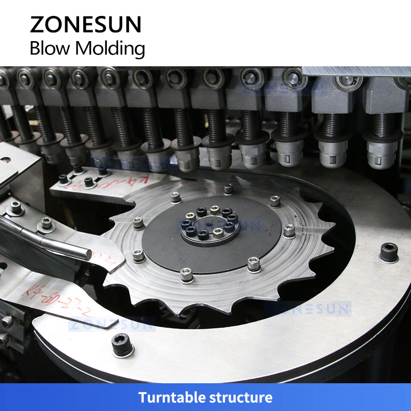 ZONESUN ZS-SBM2A 2-Cavity Automatic Bottle Blow Molding Machine with UV Heating