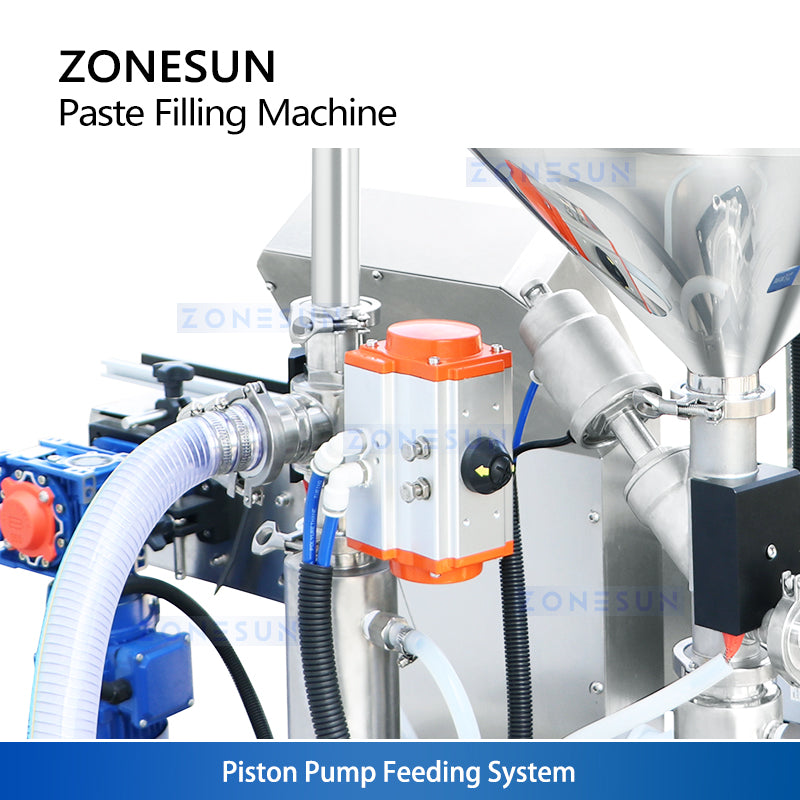 ZONESUN ZS-WCHJ1C Automatic Wax Petroleum Jelly Paste Filler with Heater and Mixer