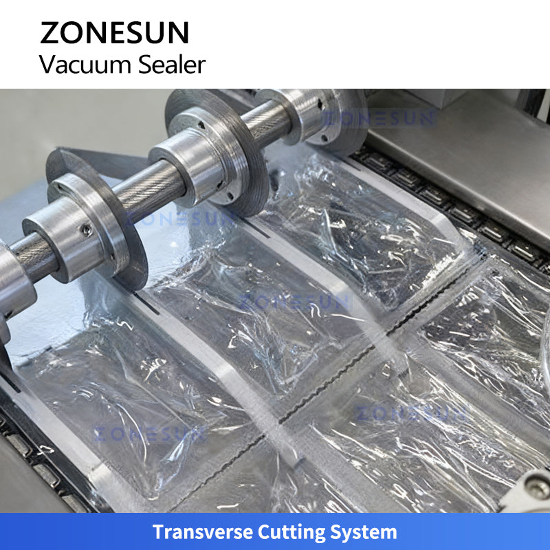 ZONESUN ZS-DLZ380 Automatic Stretch Film Vacuum Packaging Machine for Sausages and Meat