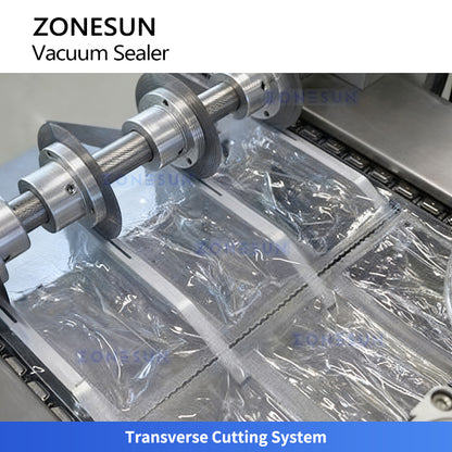 ZONESUN ZS-DLZ380 Automatic Stretch Film Vacuum Packaging Machine for Sausages and Meat