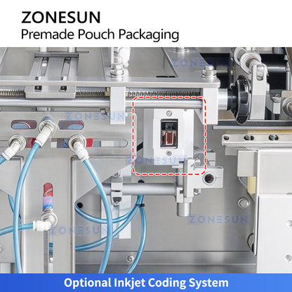 ZONESUN ZS-AFS04W Automatic 4-Head Linear Weigher Premade Pouch Filling and Sealing Machine