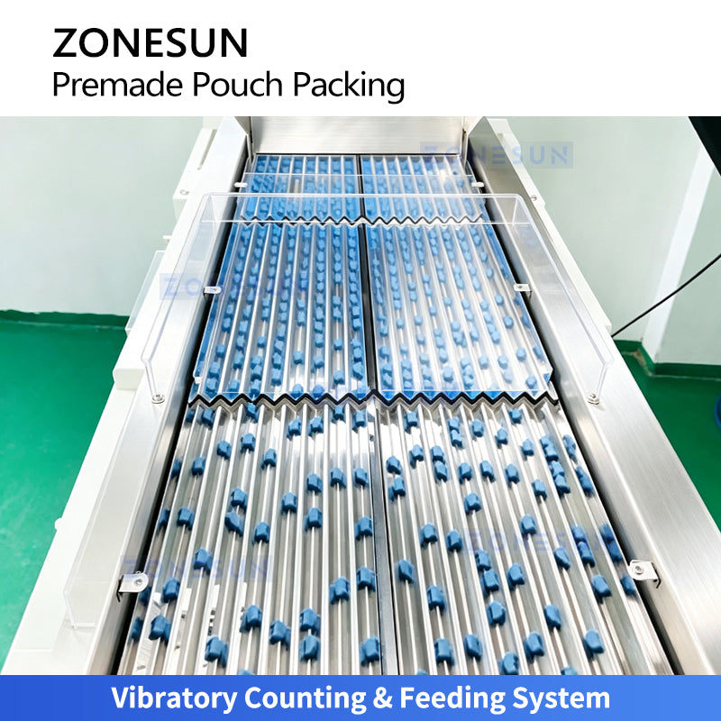 ZONESUN ZS-JF216 Automatic Nut Candy Counting and Premade Pouch Packing Machine