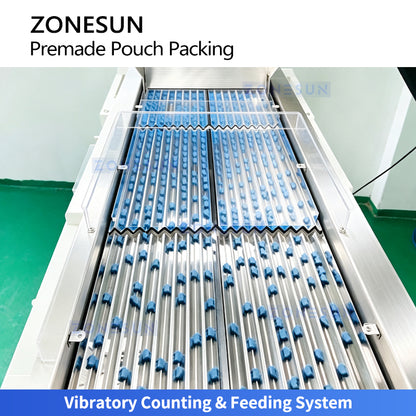 ZONESUN ZS-JF216 Automatic Nut Candy Counting and Premade Pouch Packing Machine