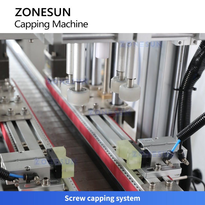 ZONESUN ZS-XG448S Automatic Capping Machine for Duckbill Caps, Pumps, Sprayers & Multi Cap Types