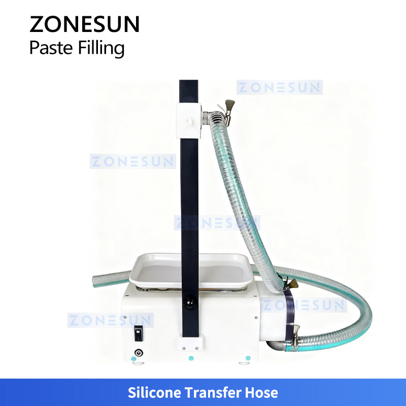 ZONESUN ZS-DTFP1 Semi Automatic Paste Filling Machine for Creams Honey and High Viscosity Liquids