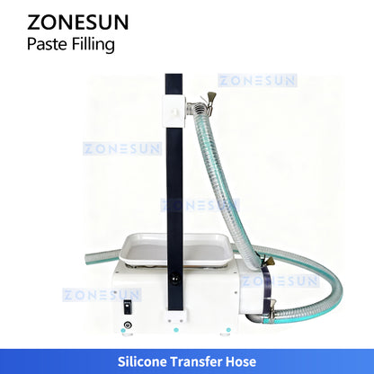 ZONESUN ZS-DTFP1 Semi Automatic Paste Filling Machine for Creams Honey and High Viscosity Liquids