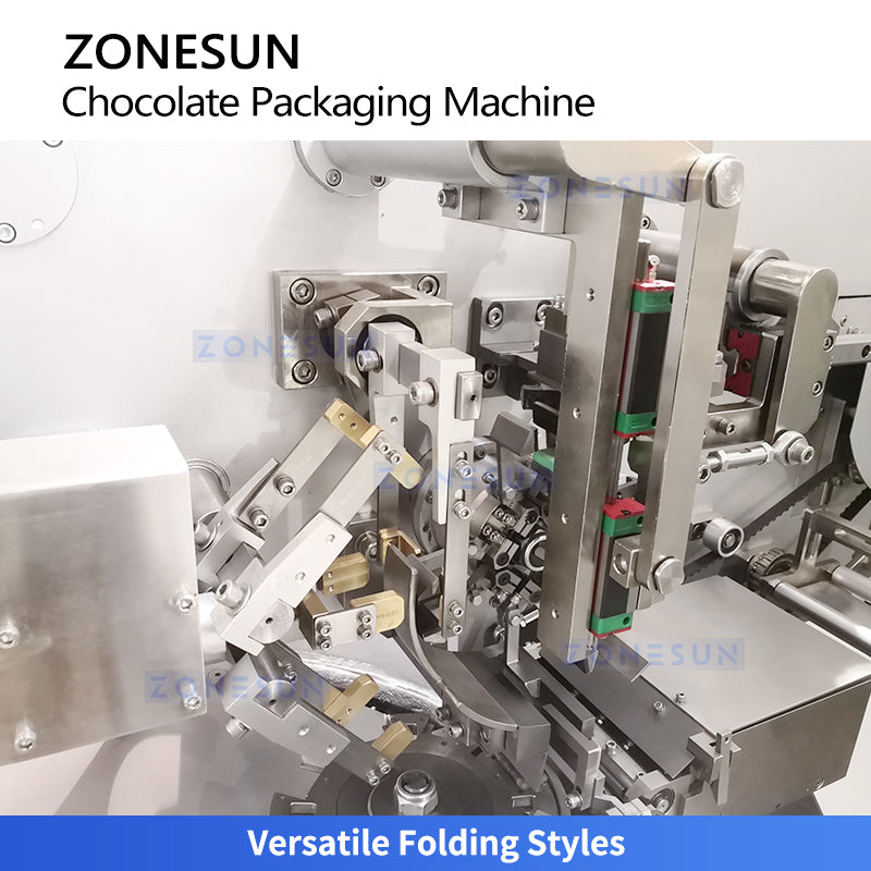 ZONESUN ZS-CWM2 Automatic Chocolate Wrapping Machine for Candy and Confectionery Packaging