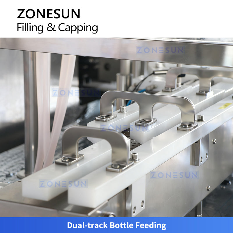 ZONESUN ZS-AFC50 High-Precision Monoblock Liquid Filling and Automatic Capping Machine