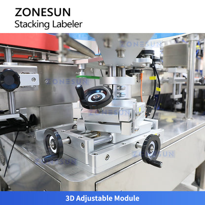 ZONESUN ZS-TB60S Dual-Side Labeling Machine for Wet Wipes, Food Pouches & Cosmetic Sachets