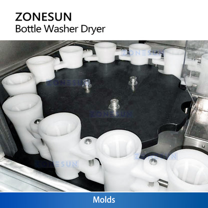 ZONESUN ZS-WB17: High-Speed Automatic Bottle Washing & Drying Machine for New & Recycled Bottles