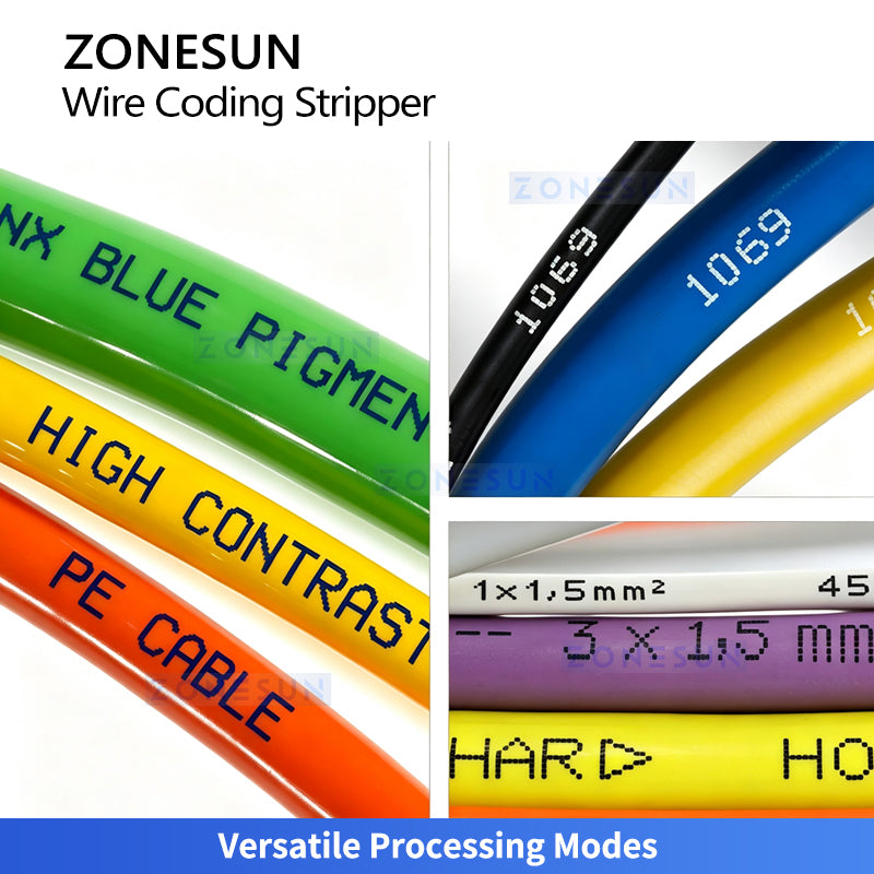 ZONESUN ZS-EW30 Automatic Wire Cutting Stripping and Coding Machine for Cable Processing
