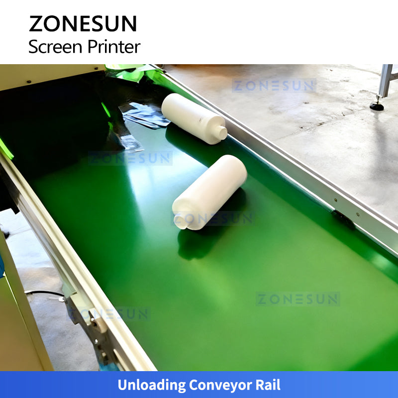 ZONESUN ZS-SWP2 Automatic Single Color Screen Printing Machine for Round and Oblate Bottles