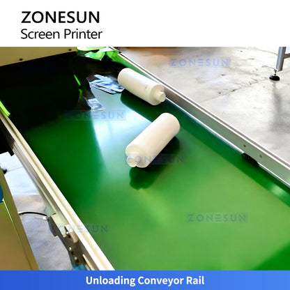 ZONESUN ZS-SWP2 Automatic Single Color Screen Printing Machine for Round and Oblate Bottles