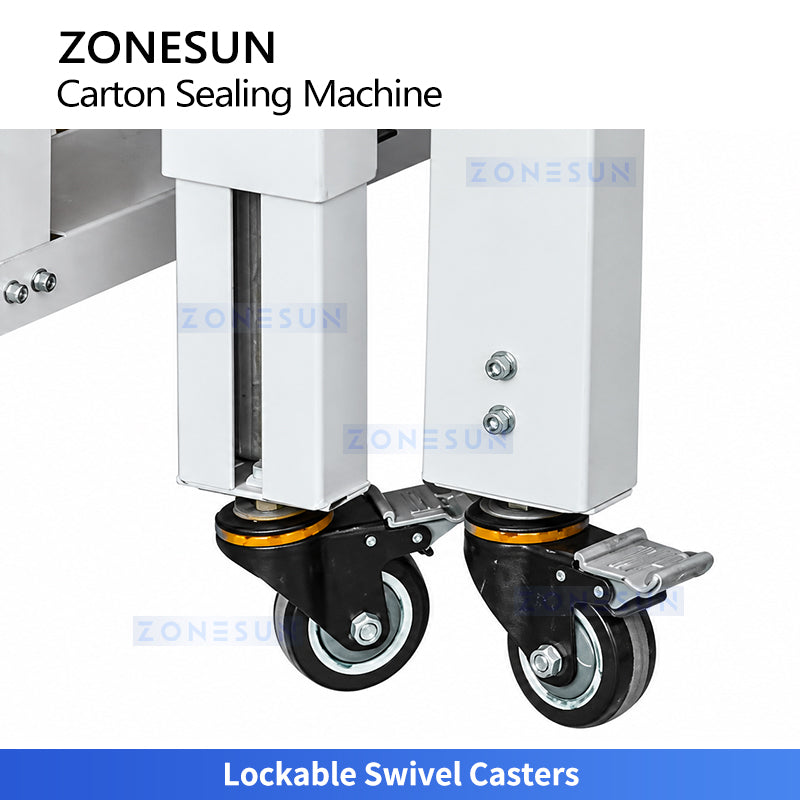 ZONESUN ZS-TFX5050 Automatic Carton Sealing and 360° Orbital Tape Wrapping Machine