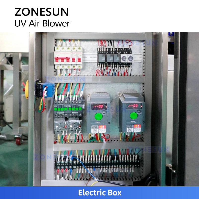 ZONESUN ZS-UVB1 Automatic UV Sterilization and Air Blowing Machine for Milk Powder Bottle Cleaning