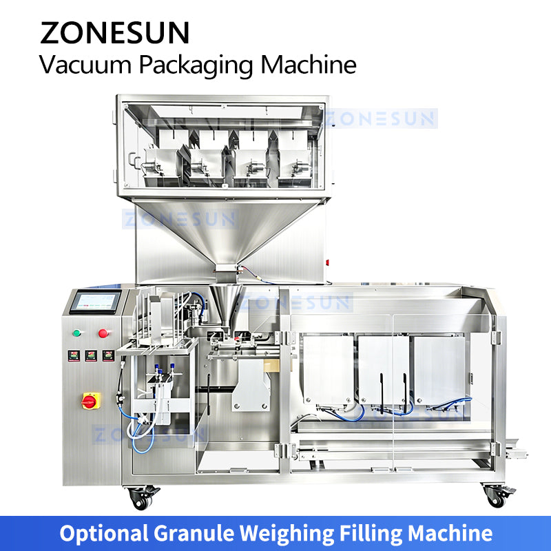 ZONESUN ZS-AFS015 Automatic Three Chamber Vacuum Pouch Packaging Machine