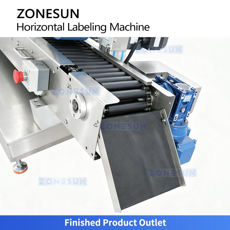 ZONESUN ZS-TB125D Automatic Horizontal Bottle Labeling Machine with Turnover and Coding System