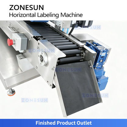 ZONESUN ZS-TB125D Automatic Horizontal Bottle Labeling Machine with Turnover and Coding System