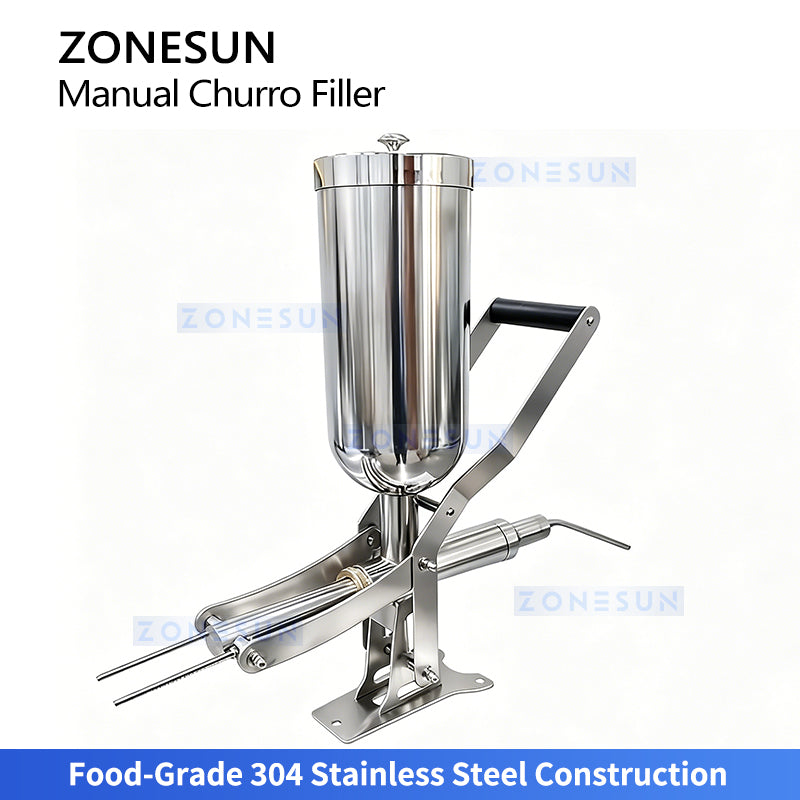 Easy Baking: ZONESUN ZS-CZI4 Manual Quantitative Pastry Injector for Donut, Churro & Puff Fillings