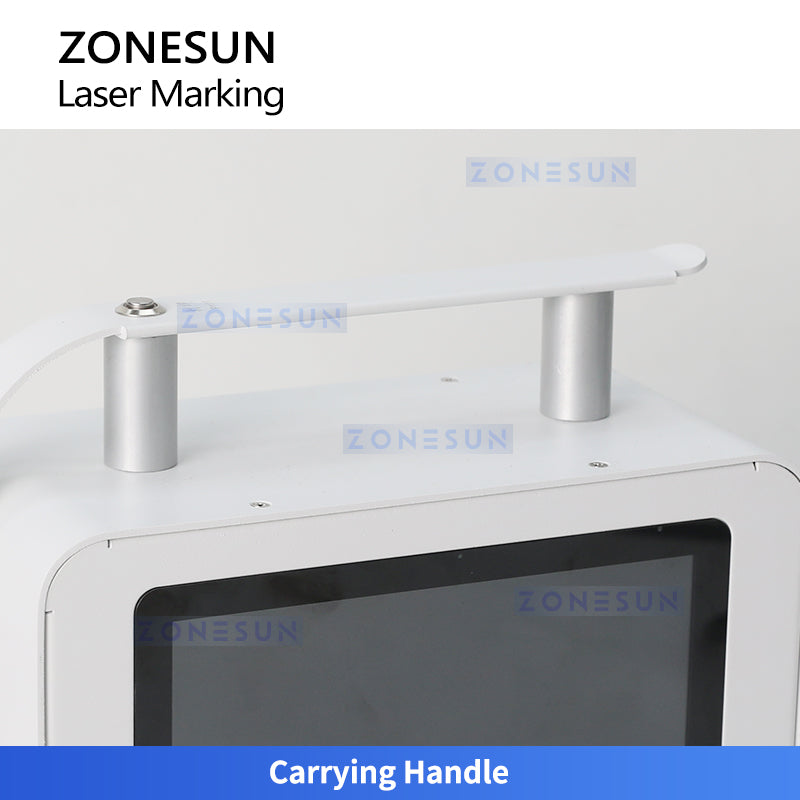 ZONESUN ZS-JGDB4 Portable Laser Marking Machine with Touchscreen for Flexible Industrial Coding
