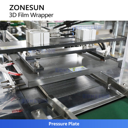 ZONESUN ZS-TD400 High-Speed Cellophane Wrapping Machine for Cosmetic, Pharmaceutical, and Gift Boxes