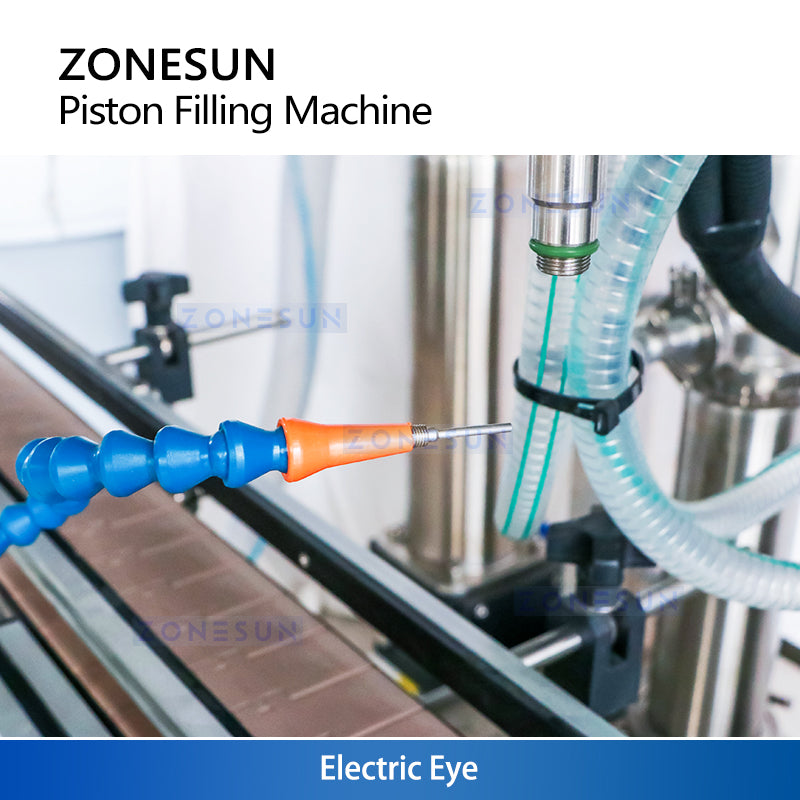 ZONESUN ZS-YT6T-6PX 6 Nozzles Servo Motor Paste Filling Machine With Feeding Pump
