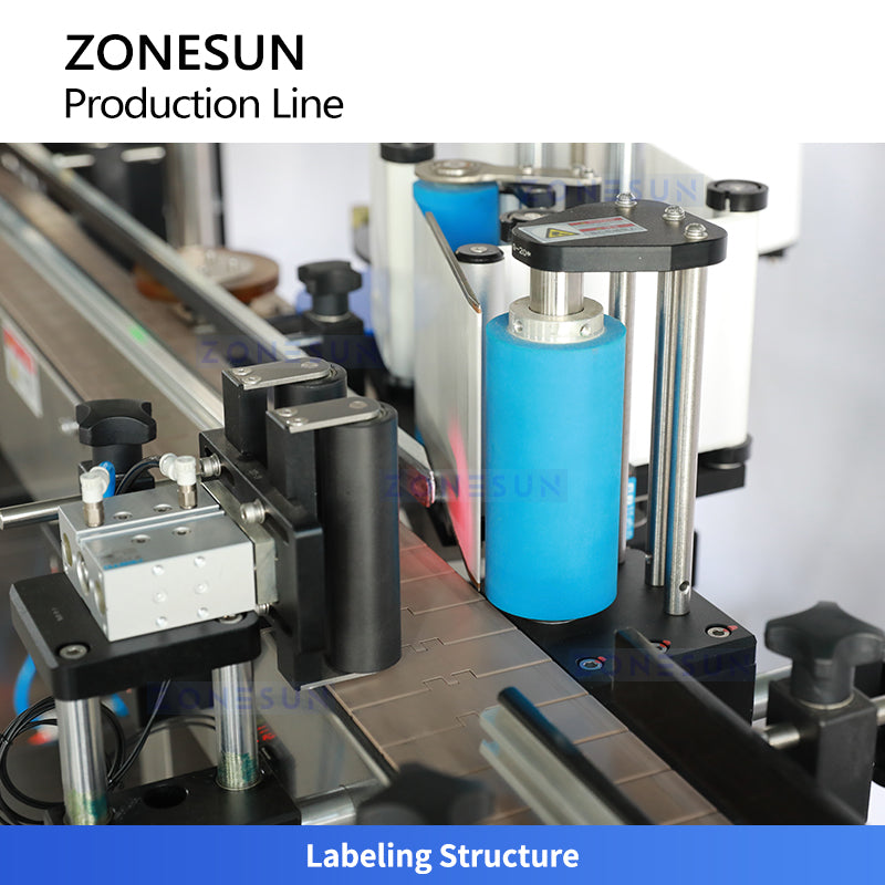 ZONESUN ZS-FAL180V2 Face Cream Filling Capping Labeling Machine Line for Cosmetic Jar Packaging Automatic Skincare Production