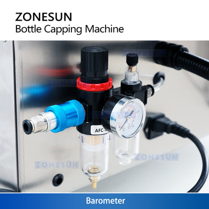 ZONESUN ZS-XG1860 Automatic Desktop Capping Machine for Spray, Dropper, and Round Bottles