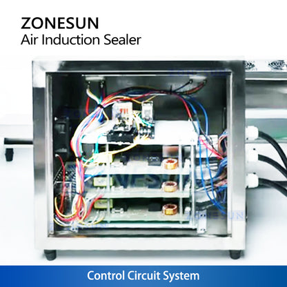 ZONESUN ZS-FK6000A Automatic Electromagnetic Induction Sealing Machine for Bottle Packaging