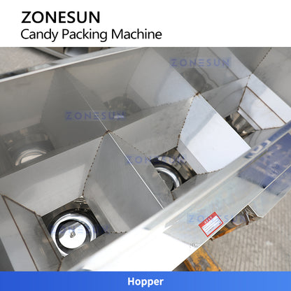 ZONESUN ZS-AFS04C Automatic Candy Weighing Filling and Zipper Pouch Sealing Machine