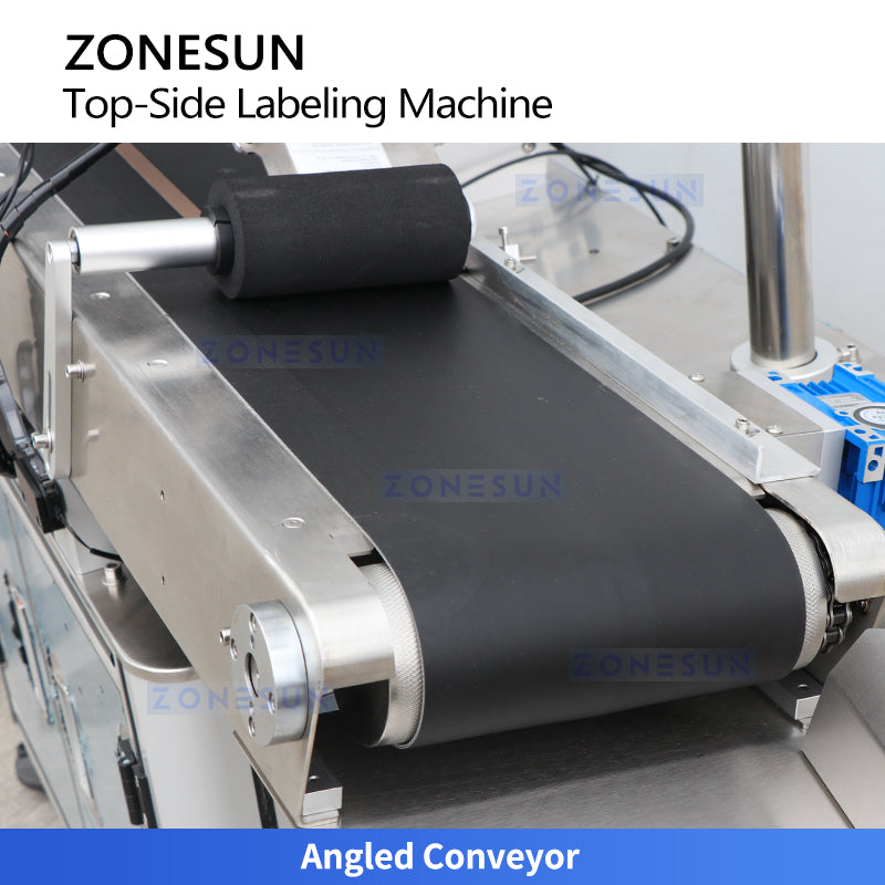 Efficient Labeling: ZONESUN ZS-TB163PO Print & Apply Machine for Pouches, Cards & Flat Cartons
