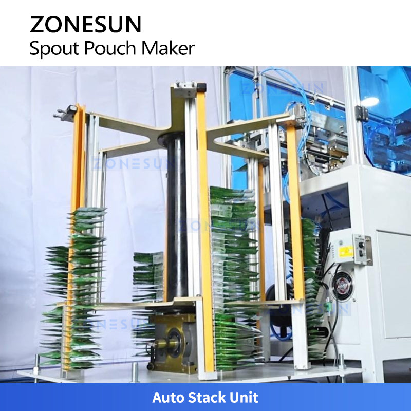 ZONESUN ZS-FKSP02: Automatic Spout Pouch Making Machine for Juice, Sauce, and Detergents