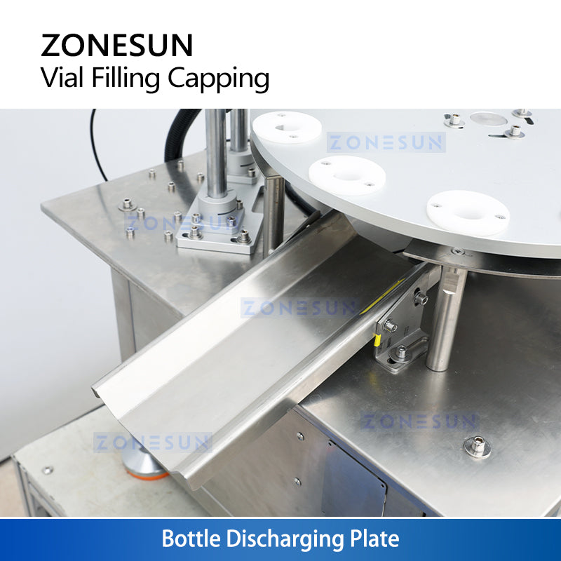 ZONESUN ZS-AFC1CB: Automatic Desktop Vial Filling & Capping Machine for Cosmetic & Pharma Use