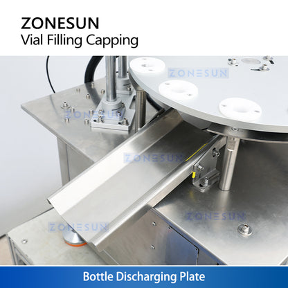 ZONESUN ZS-AFC1CB: Automatic Desktop Vial Filling & Capping Machine for Cosmetic & Pharma Use