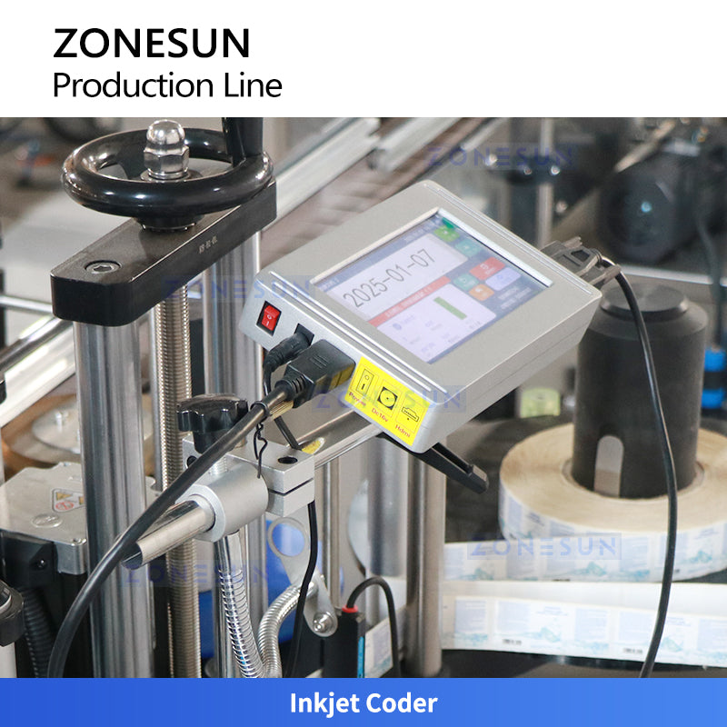 ZONESUN ZS-FAL180G3 Small Bottle Filling Capping Labeling Machine for Serums, Oils & Cosmetics
