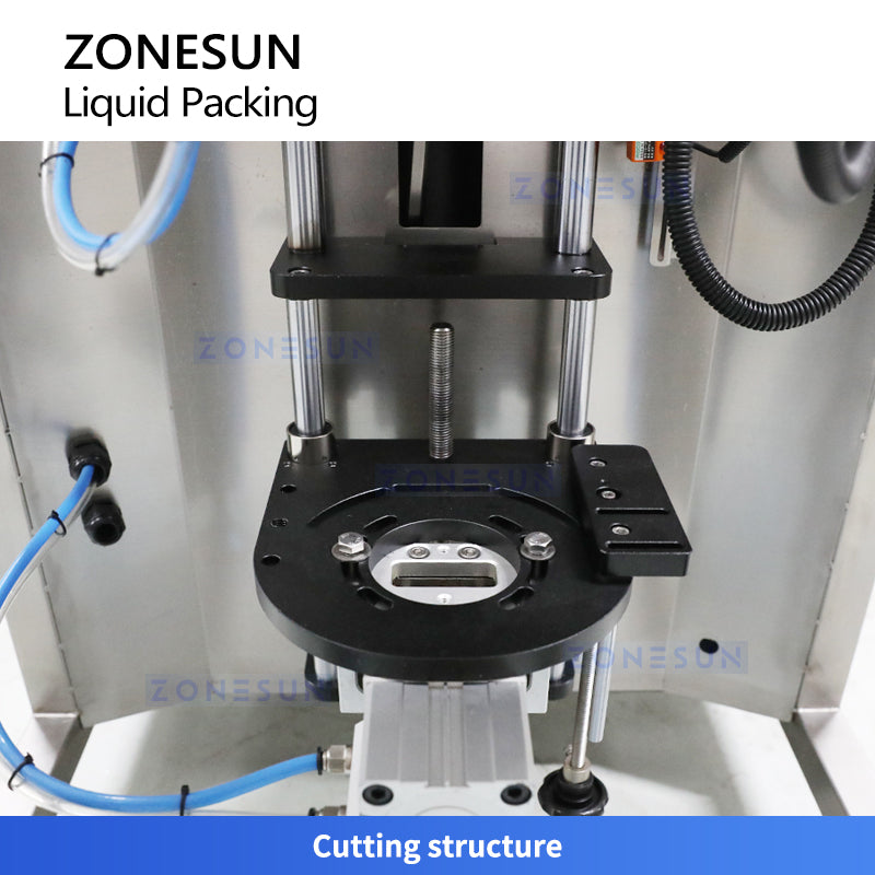 ZONESUN ZS-FS120H Automatic Liquid Packaging Machine with Servo Control for Sauces Cosmetics and Cleaning Products Using VFFS System