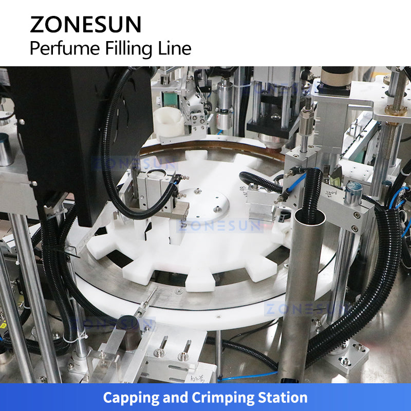 ZONESUN ZS-AFC9B Automatic Perfume Filling and Capping Machine for Cosmetics & Fragrance