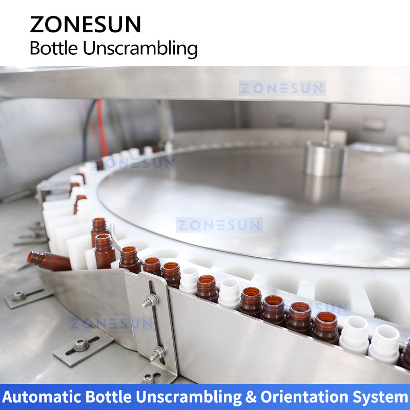 ZONESUN ZS-LPH200 Automatic Bottle Flipping and Unscrambling Machine with Elevator