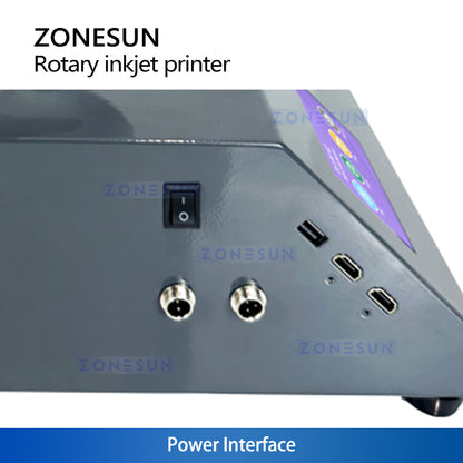 ZONESUN ZS-RIP1 High Precision Rotating Inkjet Printer for Bottles Tubes and Vials